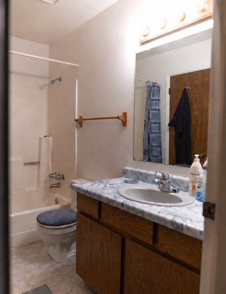 Complete Bathroom Renovation — Dobson Ranch, Mesa AZ — before