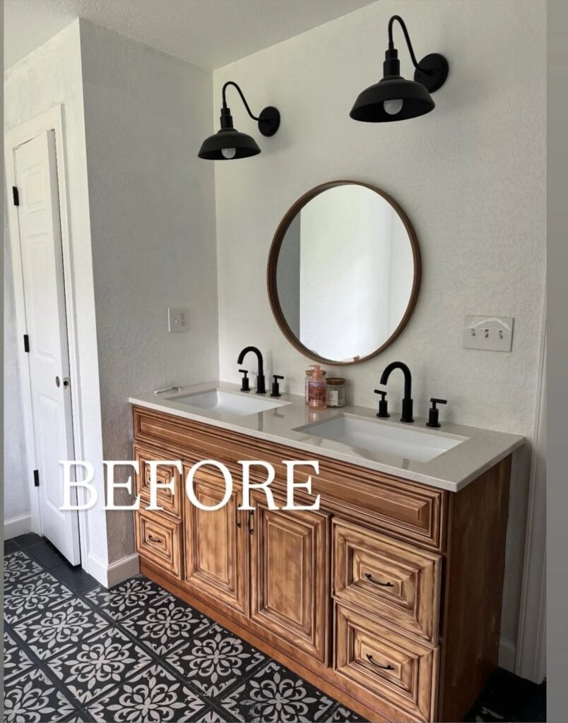 Double Vanity Remodel — Eastmark, Mesa AZ — before