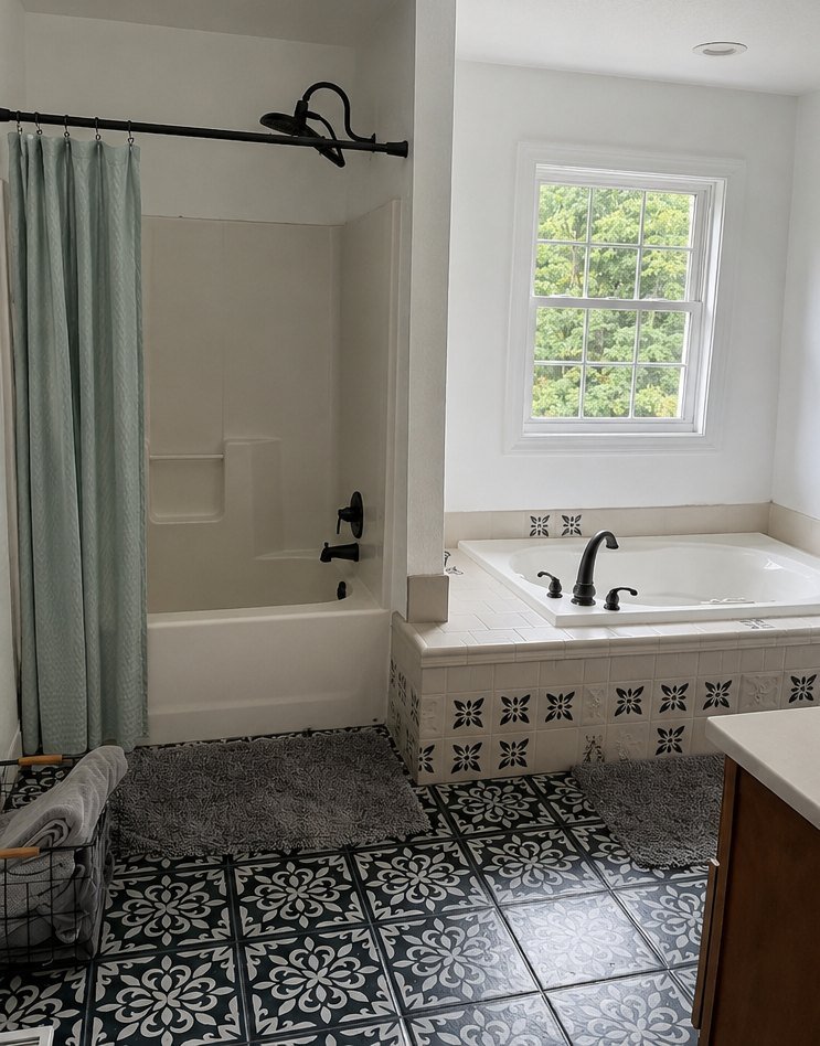 Tub to Shower Conversion — Mountain Bridge — before